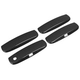 Dodge Charger Carbon Fiber Look Door Handle Covers Overlays - 4pcs Set