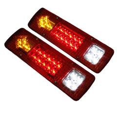 2X 12V 19 LED Yellow Rear Light Indicator Lamp for Car Truck