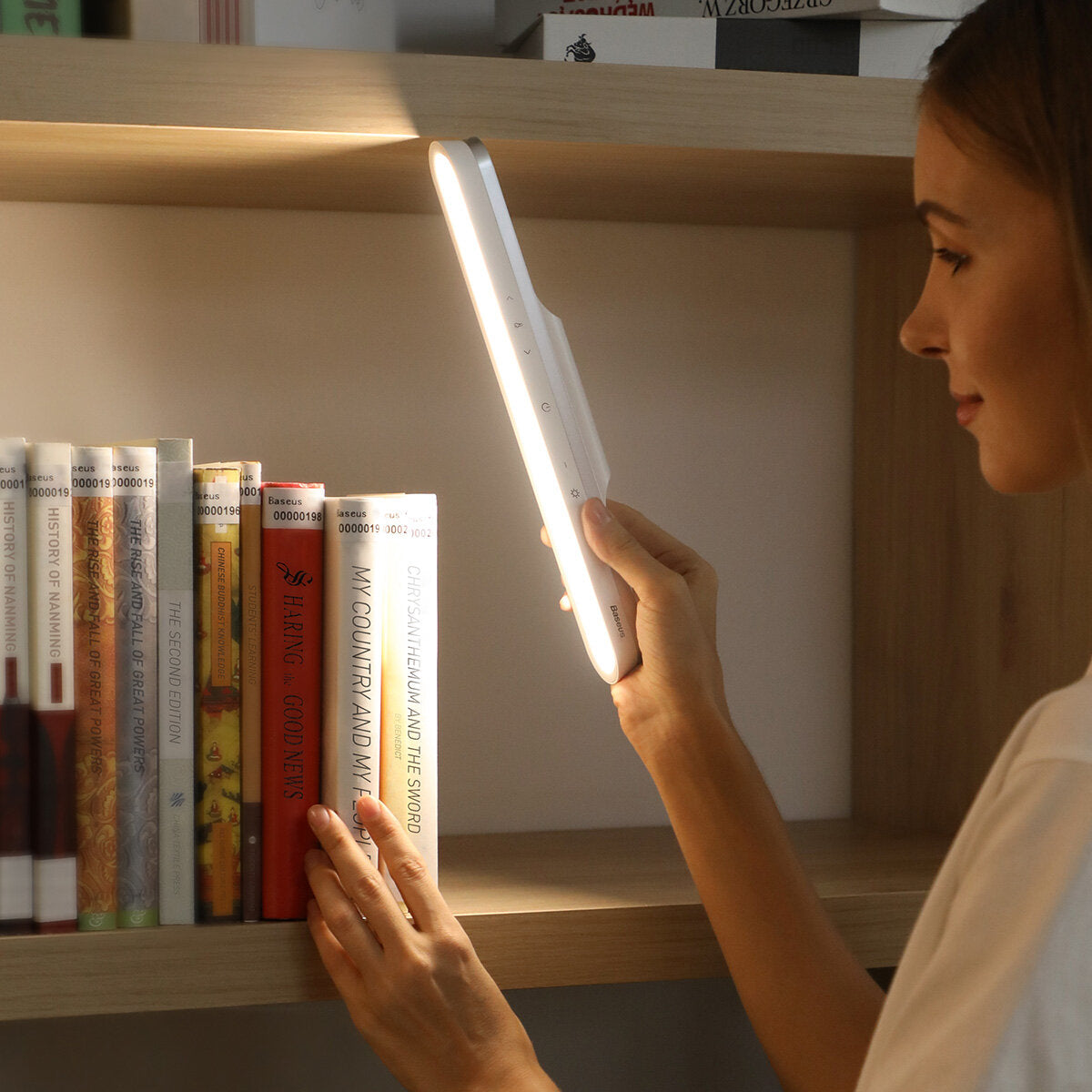 Magnetic LED Desk Lamp: Chargeable, Stepless Dimming, Hanging Night Light for Closet, Wardrobe, and Cabinet