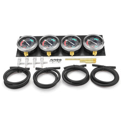 Motorcycle Carburettor Fuel Vacuum Gauge Balancer Tool Set for 2/4 Cylinder Engines
