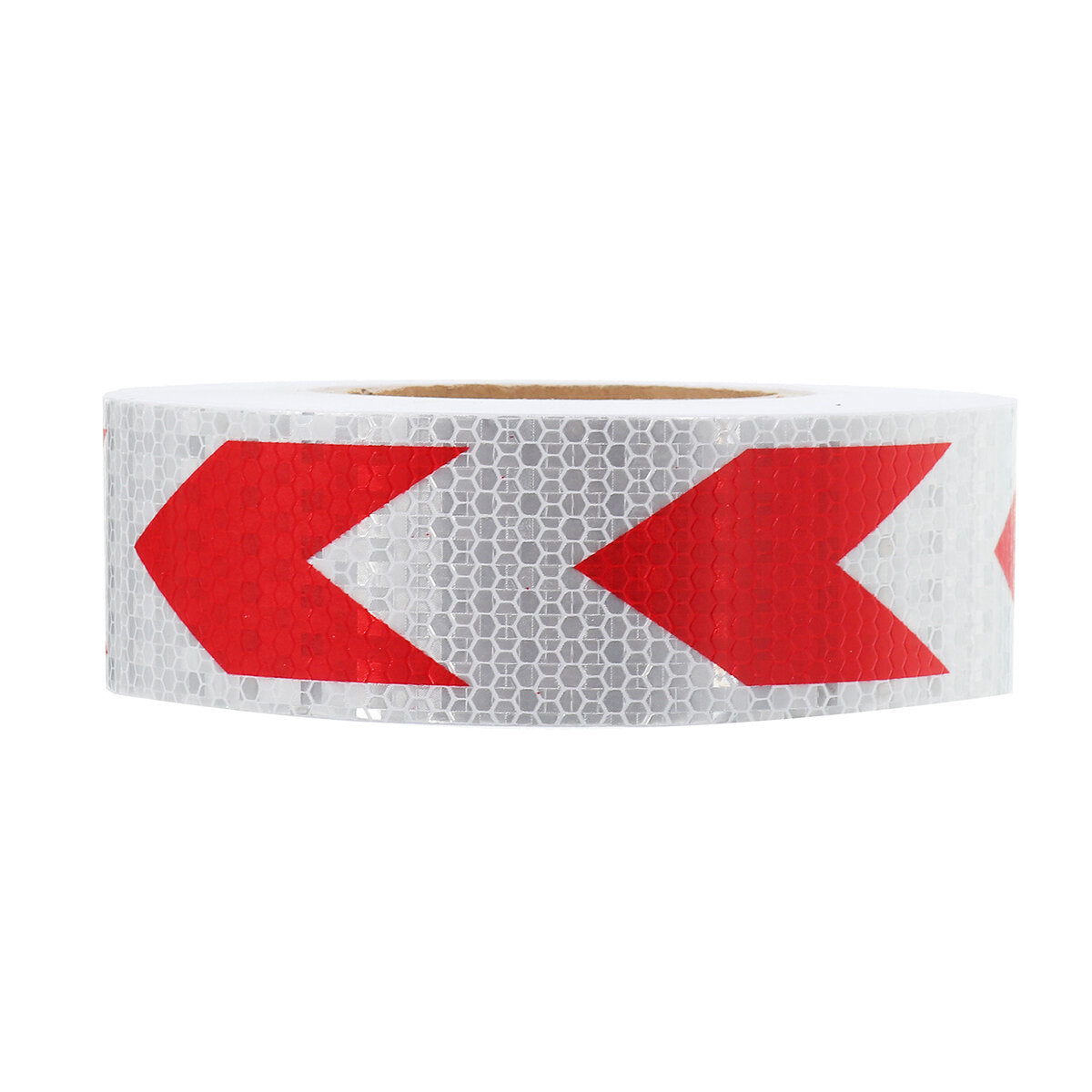 36m Red White Reflective Arrow Sticker Safety Warning Conspicuity Tape Strip