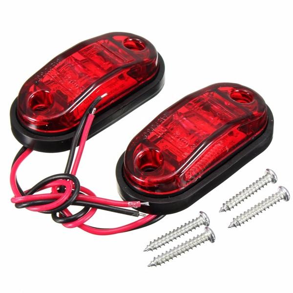 12V/24V Side Marker Lights for Car, Truck, and Trailer