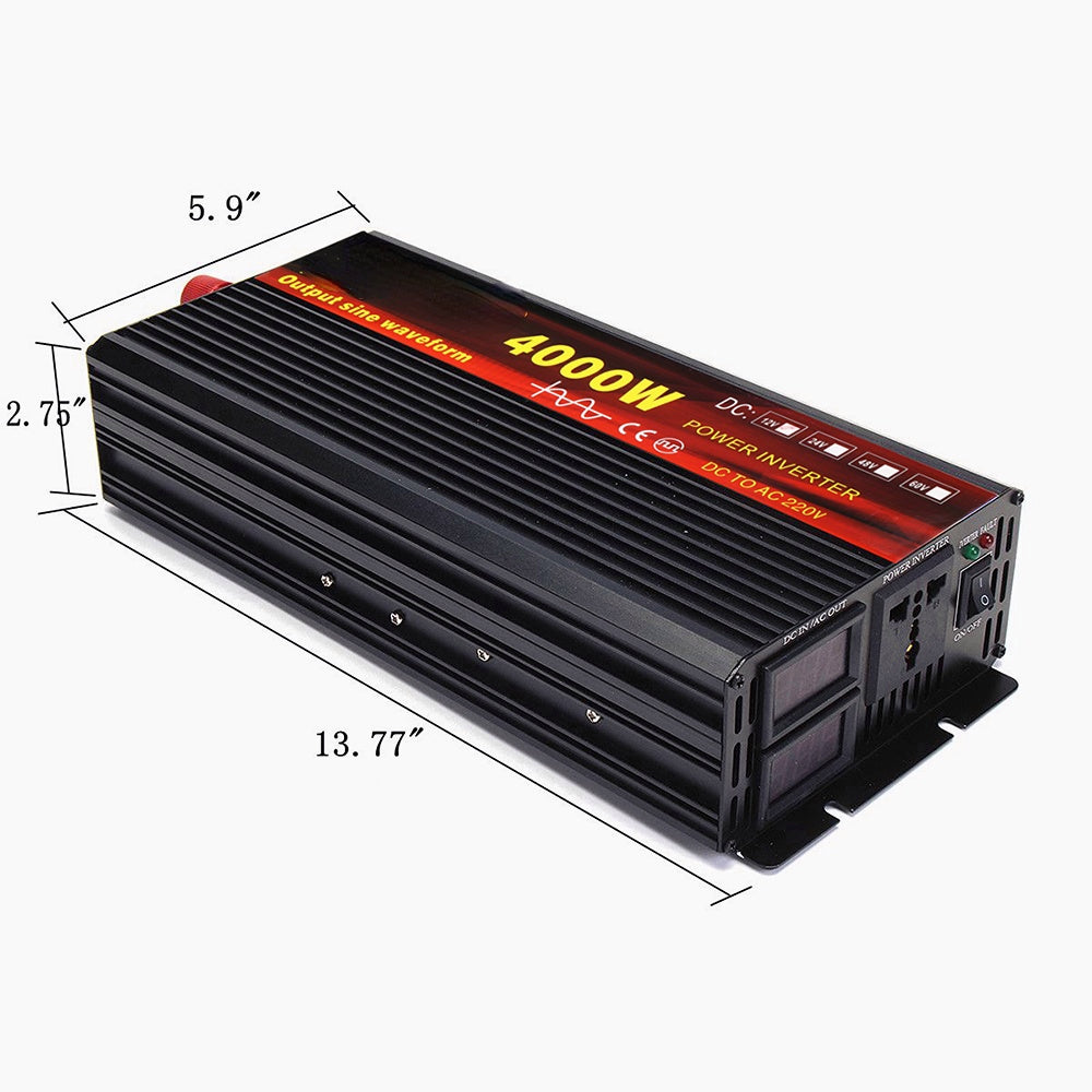 Pure Sine Wave Power Inverter 12V/24V to 220V Auto Transformer