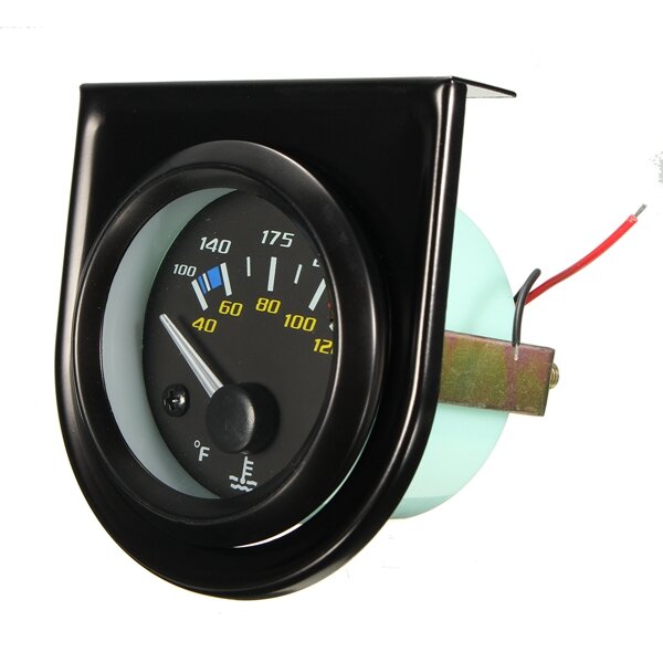 2-Inch Car Water Temperature Gauge for 12V Systems - Universal Fit