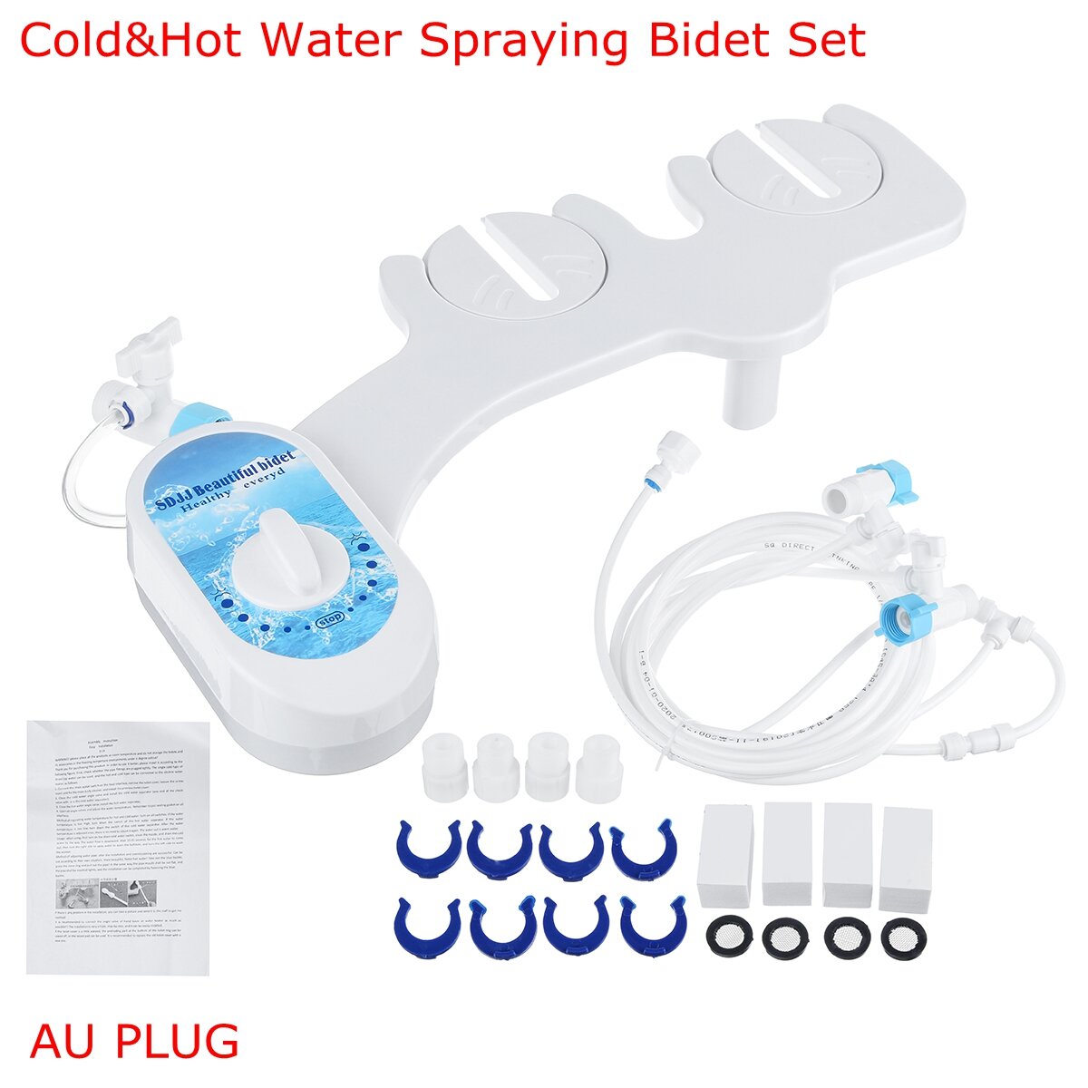 7/8 Bidet Fresh Water Spray Non-Electric Toilet Seat Attachment