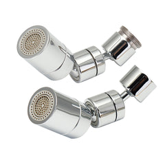 1080 Degree Swivel Sink Faucet Aerator - Universal Splash Filter, Extender, Bubbler for Eye Flush, Face Wash, Gargle