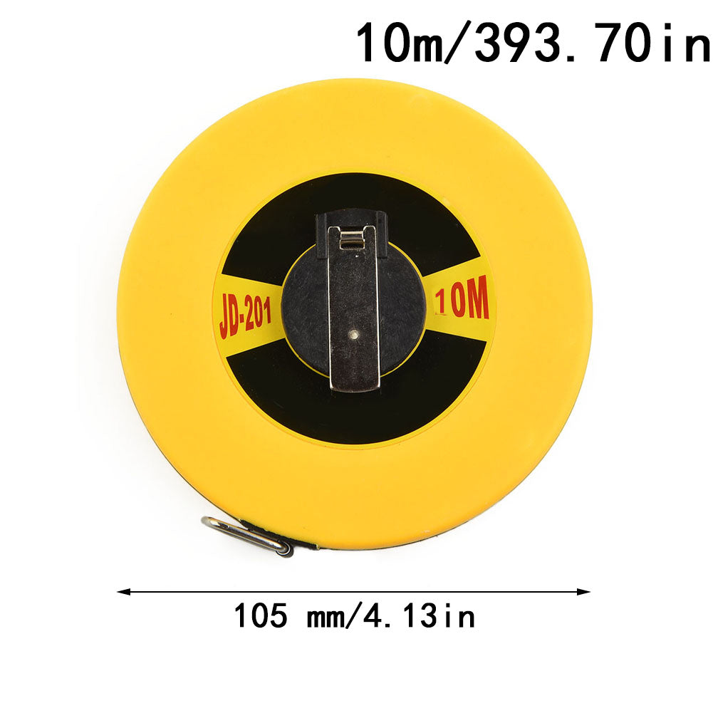 Rundes Maßband aus Fiberglas und Leder für Holzbearbeitungswerkzeuge, 10–50 m