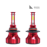 Mini 4-Side COB LED Headlight Bulbs 72W - High Brightness, Energy Efficient, Easy Installation