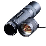 Gray Convoy S2+ SST40 1800lm Flashlight 5000K/6500K with Temperature Protection and 18650 Battery Compatibility