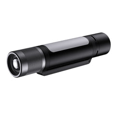 12-in-1 900lm LED Flashlight Torch: Telescopic Focus, Long Range, Music Pulse Lamp, 18650 Power Bank, Mini Speaker, 360 Side Light