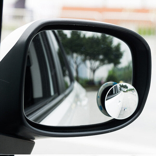 360 Degree Wide Angle Round Convex Blind Spot Mirror for Car Parking & Rear View