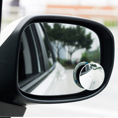 360 Degree Wide Angle Round Convex Blind Spot Mirror for Car Parking & Rear View
