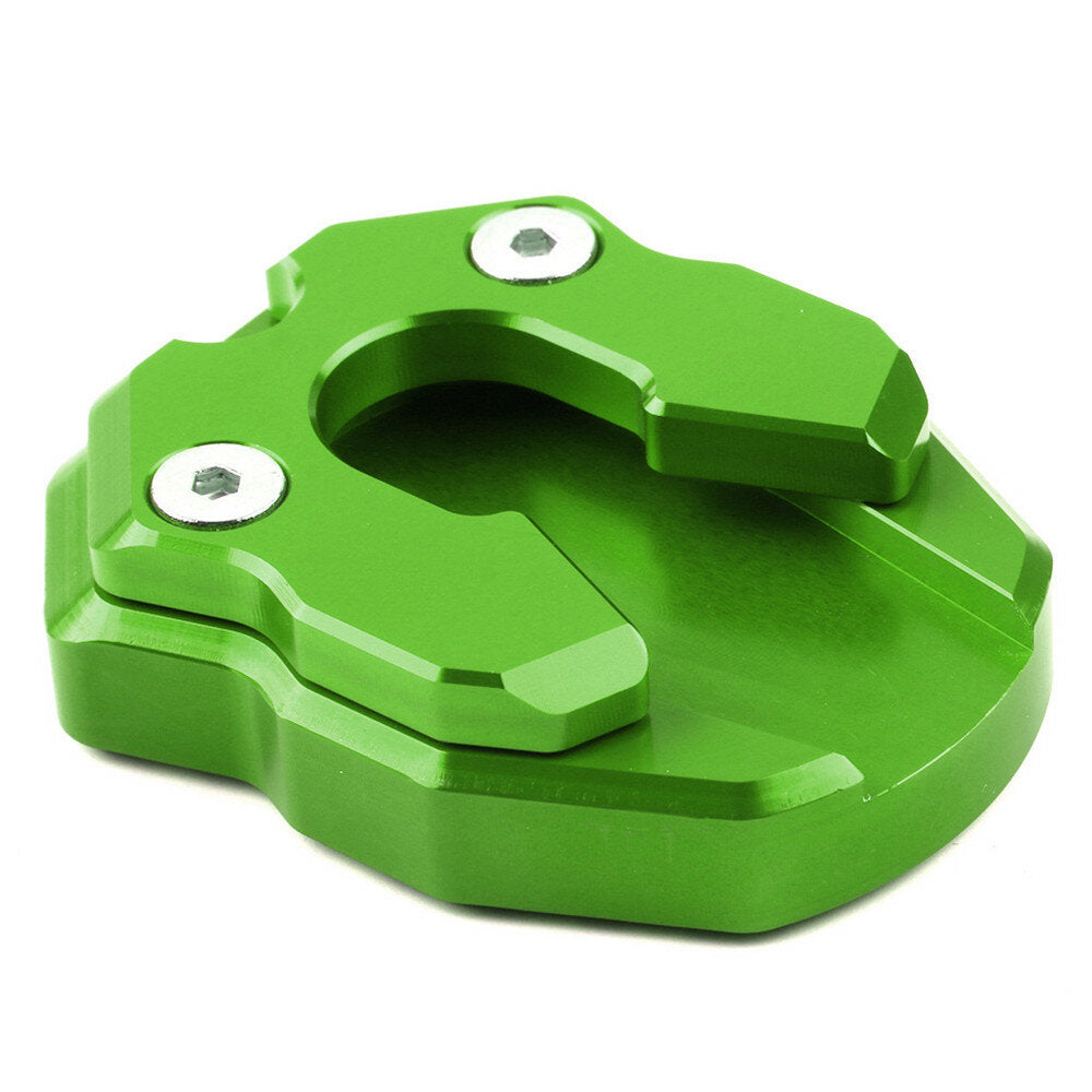 Motorcycle Side Stand Extension Pad - Flat Foot Enlarger Pegs for Stability