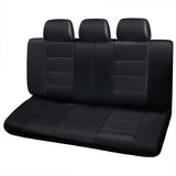 11pcs Universal Waterproof PU Seat Covers for 5-Seats Car SUV - Full Set Protector with Socket Sleeve