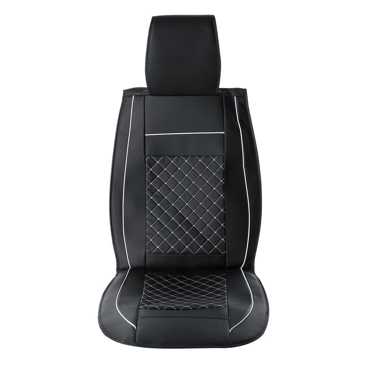 Universal Front Car Seat Mat Cover Cushion - Deluxe PU Leather Protector Pad, 1PC/5PCS