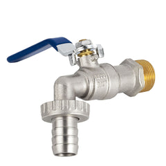 3/4 Zoll Außenwasserhahn aus Messing für Garten, Waschmaschine, Tankablauf, Bewässerungsanschlussventil, Anschlussteile