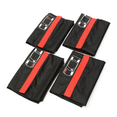 4Pcs Universal Car Spare Wheel Tire Covers 16-20 Inch - Sun Shade & Dust-Proof Protection