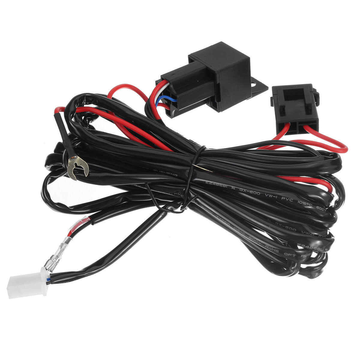 12V Fog Light Wiring Harness Kit for Chevy Silverado 2500/2500HD/3500HD, 2007-2014