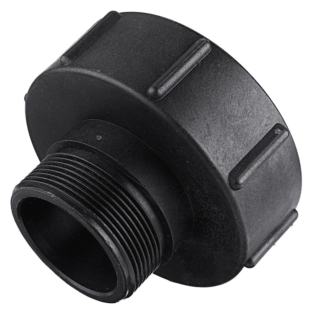 S60*6 Water Tank Adapter Hose Barb Coarse Thread Quick Connect to 2'' Pipe Tap Valve Fitting for Home Garden