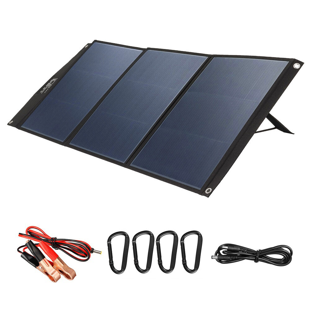 150W 19V Waterproof Monocrystalline Solar Panel Charger for Car, Camping, Phone