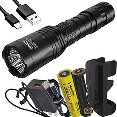 4400LM 230M Type-C Rechargeable Tactical LED Flashlight for Security and Police