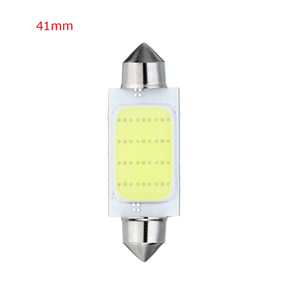 31/36/39/41mm C5W C10W COB LED Car Dome Lights - Interior Map Reading Lamp DC12V White