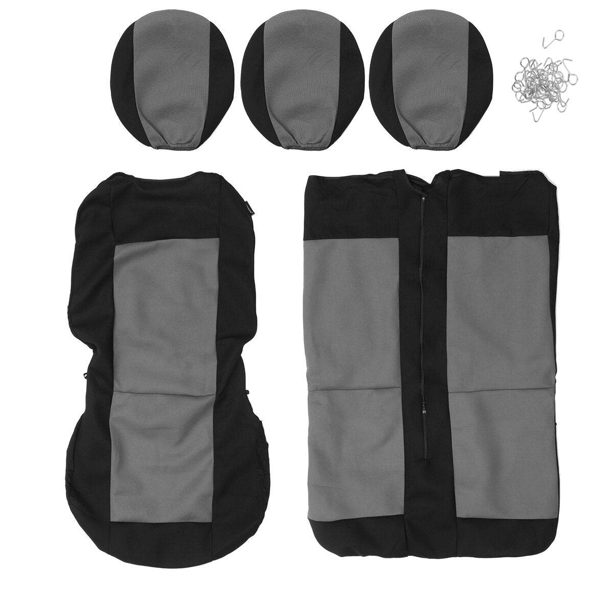 2+1 Rear/Front Seat Cover Protector for Ford Transit Custom Van Minibus