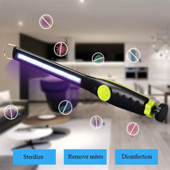 USB Rechargeable Handheld UV Sterilization Lamp - Portable Mini Disinfection Light