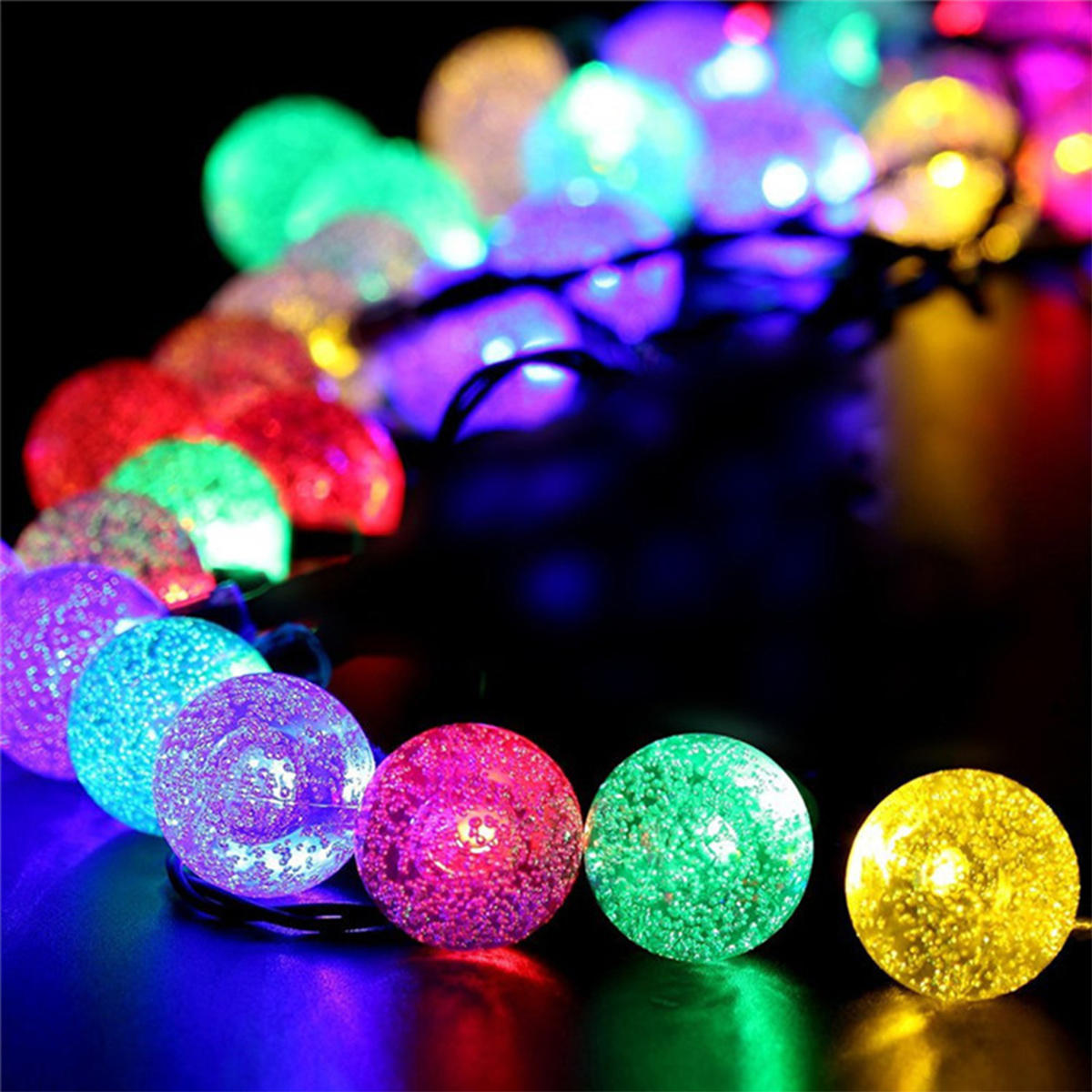 30 LED Solar Power Christmas Fairy String Lights - Outdoor Patio Party Decor Lamp