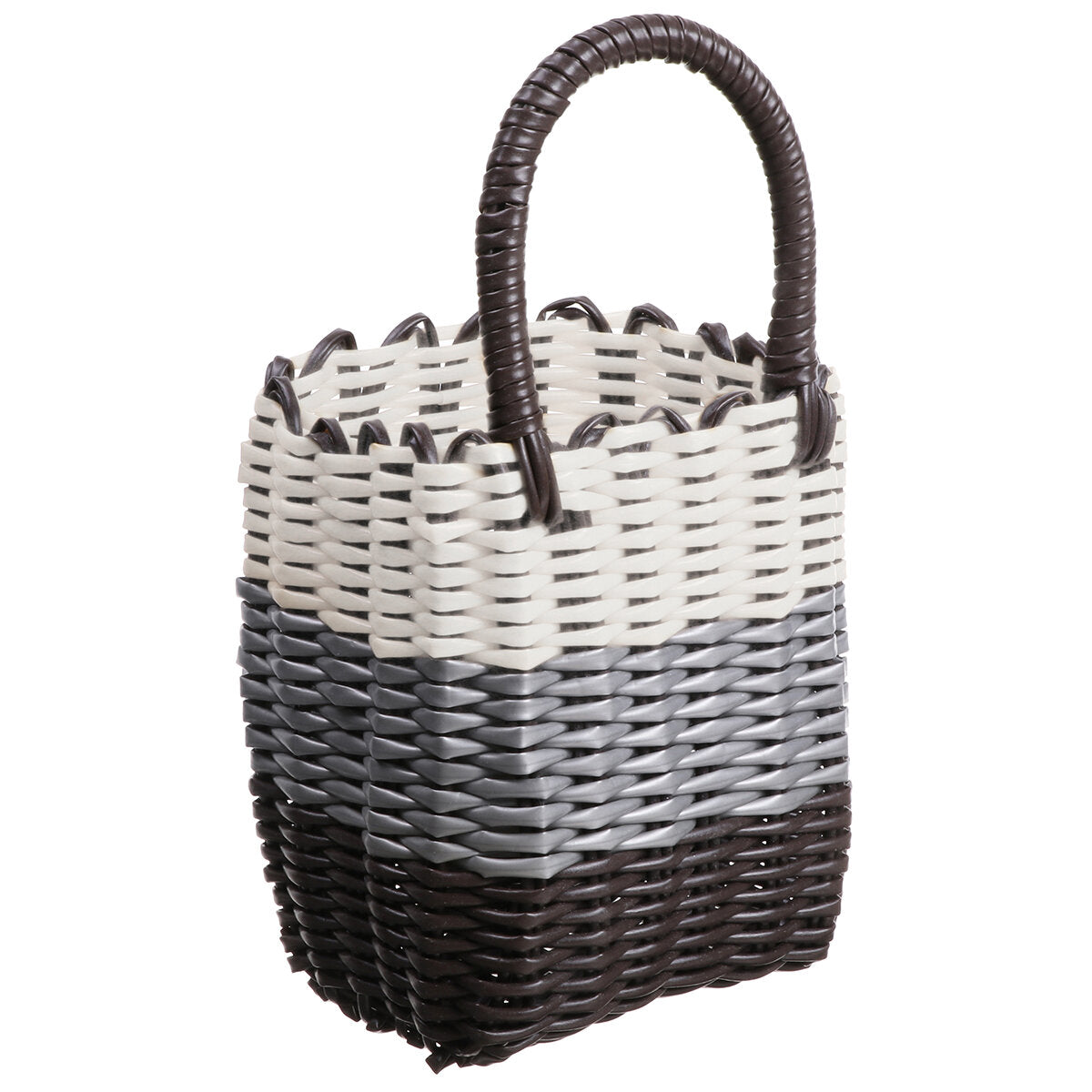 Rattan Bicycle Front Basket for Shopping, Pets, and Storage - Ideal for Cycling