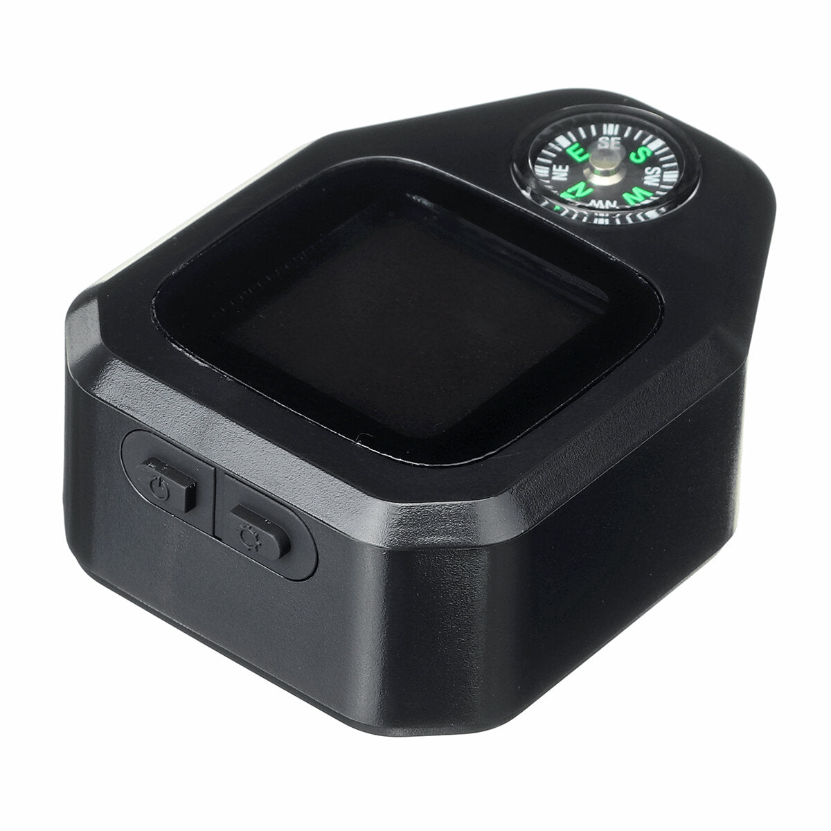 Waterproof Motorcycle Compass TPMS with LCD Display and 2pcs Sensors - Tire Pressure Monitoring and Alarm System