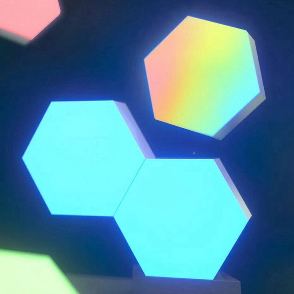 Smart Control Home Panel Lampe - Kreatives Nachtlicht mit geometrischer Anordnung