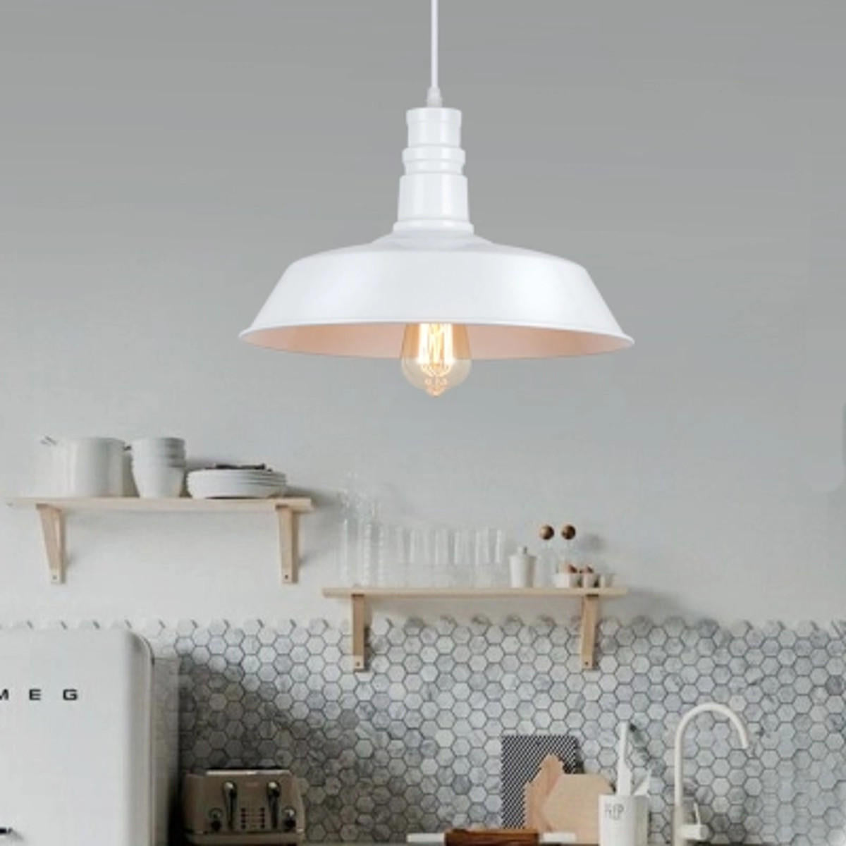 Modern Industrial Metal Ceiling Pendant Light - Stylish Lampshade Decor