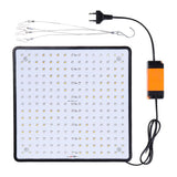 225 LED Grow Light Panel - Blue, Red, White, Orange for Hydroponics, Indoor Plants, Veg & Flowers, AC85-265V Ultrathin