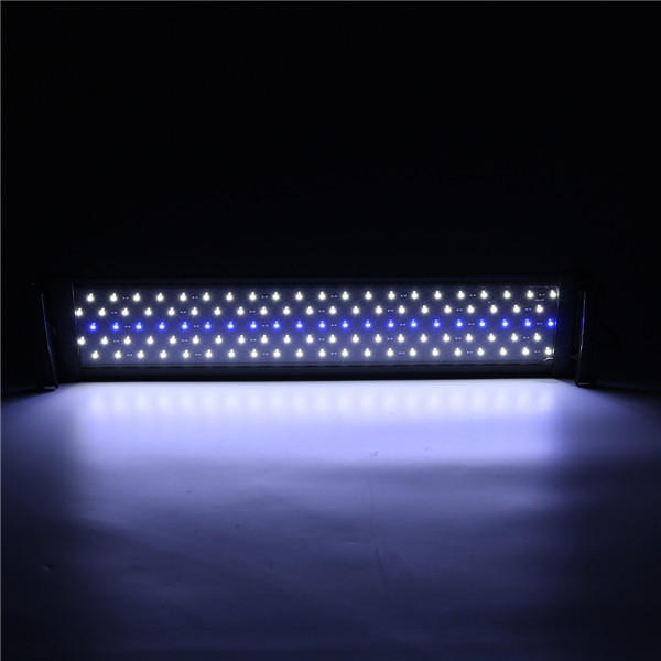 14.5W 105LED Full Spectrum Aquarium Fish Tank Light with Extendable Brackets AC100V-240V