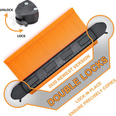 Contour Gauge with Lock - Precision Profile Measuring Tool and Smart Ruler