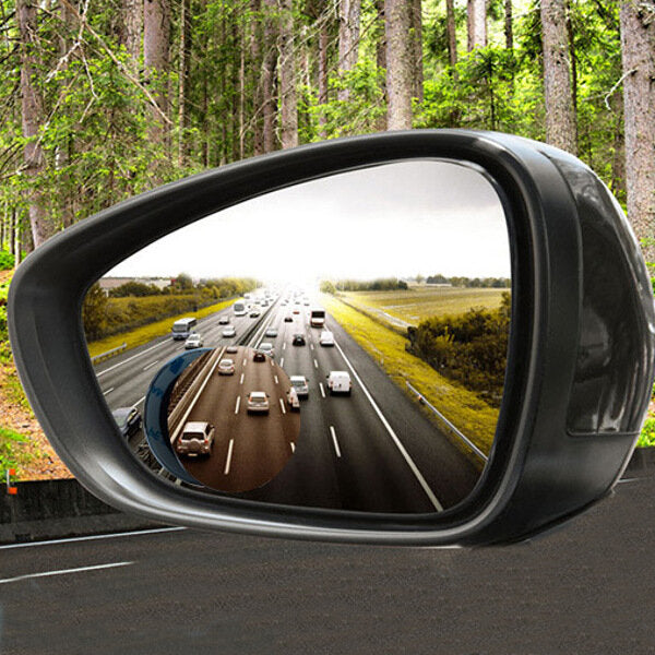 360 Degree Wide Angle Round Convex Blind Spot Mirror for Car Parking & Rear View