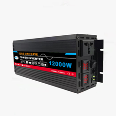 2-4KW Pure Sine Wave Inverter 12V/24V/48V/60V to 220V Battery Charger UPS for Solar System, Home, RV, Camping