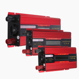 1500W/2500W/3500W Peak Red Solar Power Inverter DC12V to AC220V Modified Sine Wave Converter with LCD for Car/Home