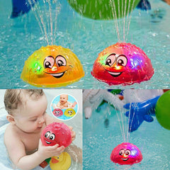 Electric Induction Water Spray Bath Toy for Infants and Children with Lights and Music