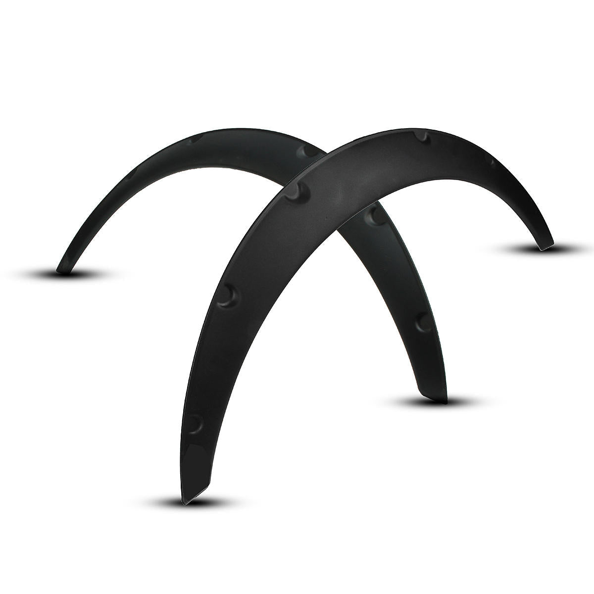 4Pcs 2" Universal Flexible Car Wheel Fender Flares - Extra Wide 50mm Body Wheel Arches