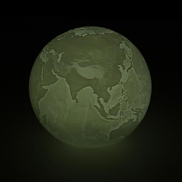 18cm 3D Earth Lamp - USB Rechargeable, Touch Sensor, Color Changing LED Night Light, DC5V Gift