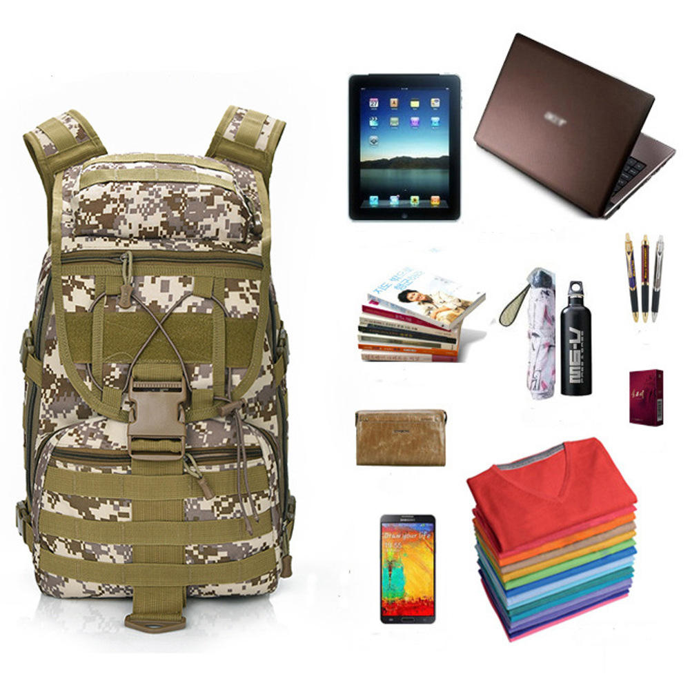 Multifunctional Large Capacity Camouflage Outdoor Sports Backpack - Travel Essential