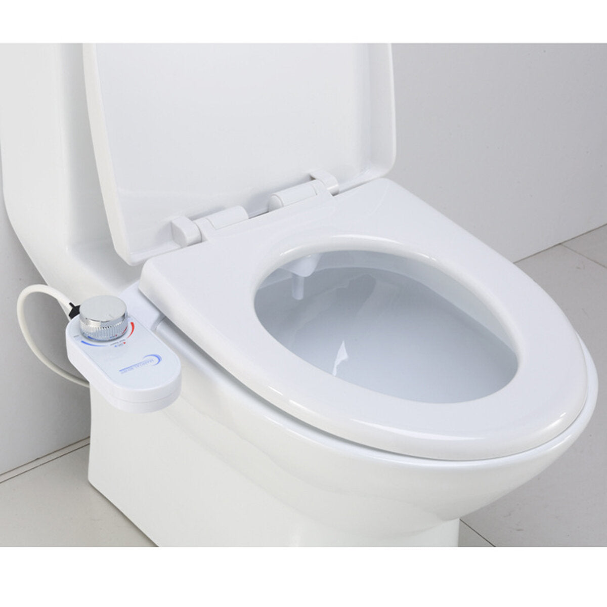 Cold Double Nozzle Bidet Toilet Seat - Single Spray Cleaning Device for Bathroom