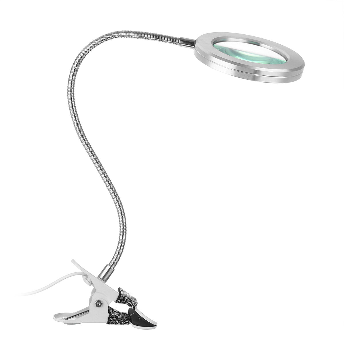 USB Charging LED Magnifying Lamp - Clip-on Table Light