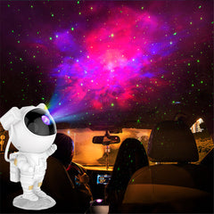 Astronaut Starry Sky Projector Light - Children's Night Light, Rotating Galaxy Lamp, Bedroom & Home Decoration Gift