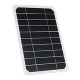 5W 5V USB Monocrystalline Silicon Solar Panel Charger for Phone and Car Battery - Outdoor Use