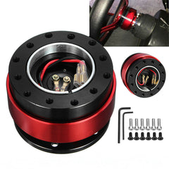 Universal Aluminum Alloy Steering Wheel Quick Release Hub Adapter Kit