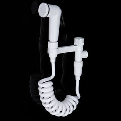 Handheld Toilet Bidet Sprayer Set - Seat Shower Nozzle with Switch and Hose for Water Spray Cleaning