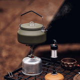 1L Portable Stainless Steel Water Kettle Teapot for Outdoor Camping - Boil Coffee, Make Tea, Cookware Tableware Supplies